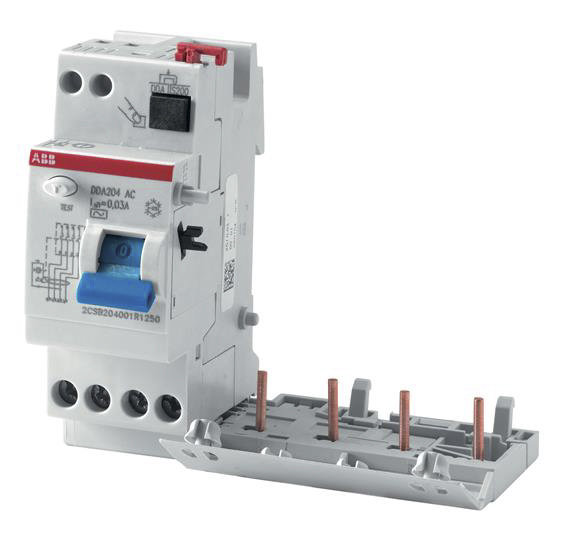 ABB DDA200 RCD, 25A, 4 Pole, 30mA, Type AC