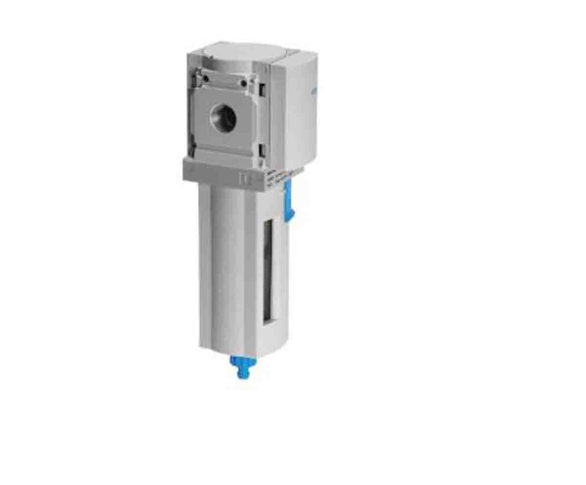 Festo MS series G 1/2 0bar to 20 bar Pneumatic Filter 900L/min max with Manual drain