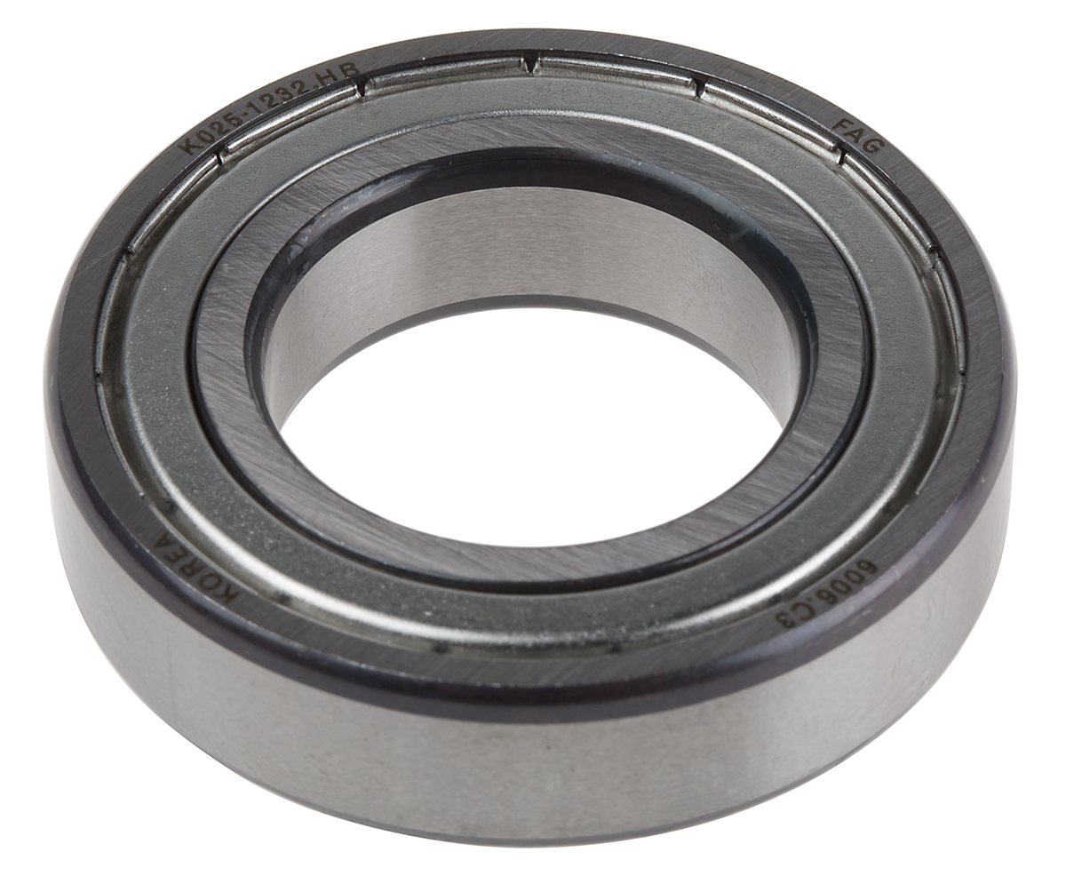 FAG 6006-2Z-C3 1 Row Ball Bearing - 30 mm ID, 55 mm OD