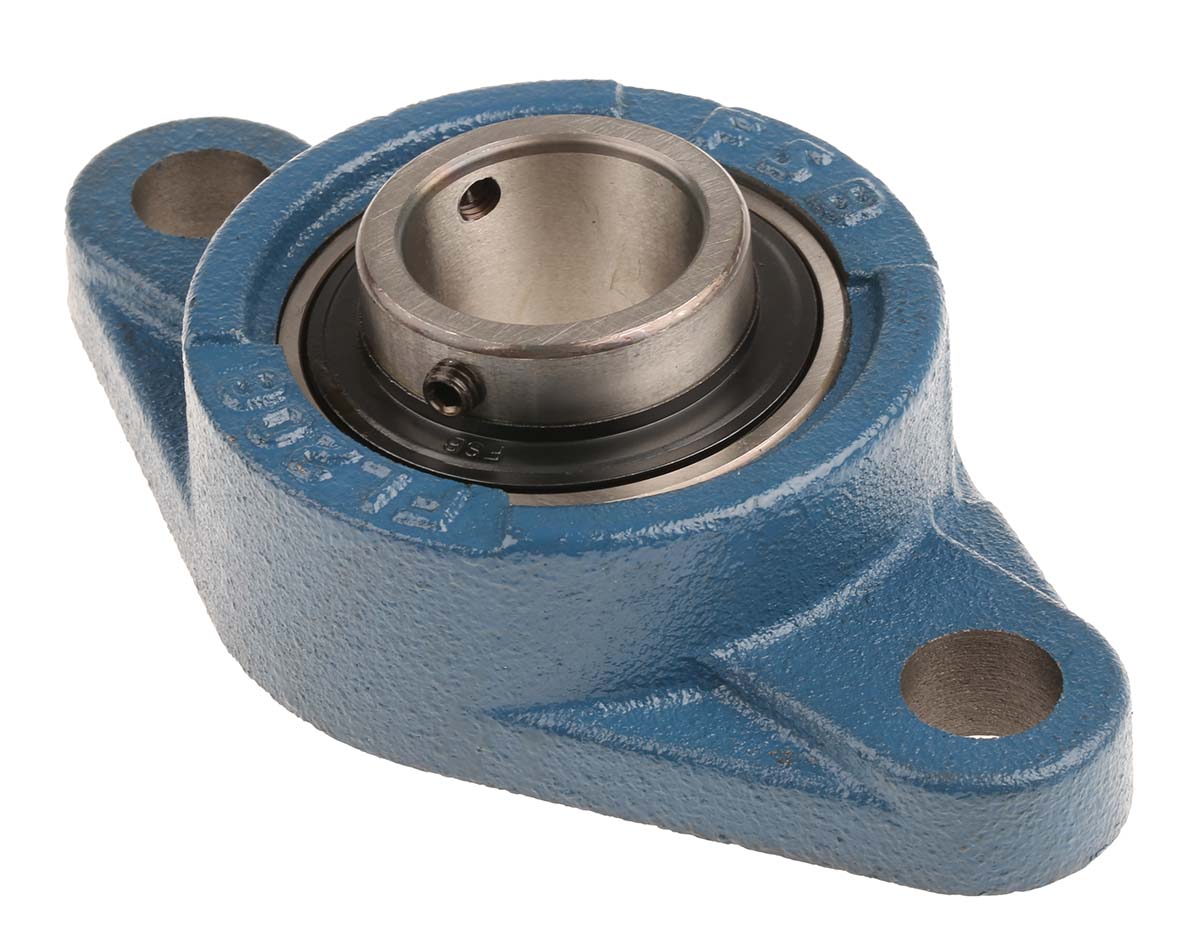 2 Hole Flange Bearing Unit 30mm ID