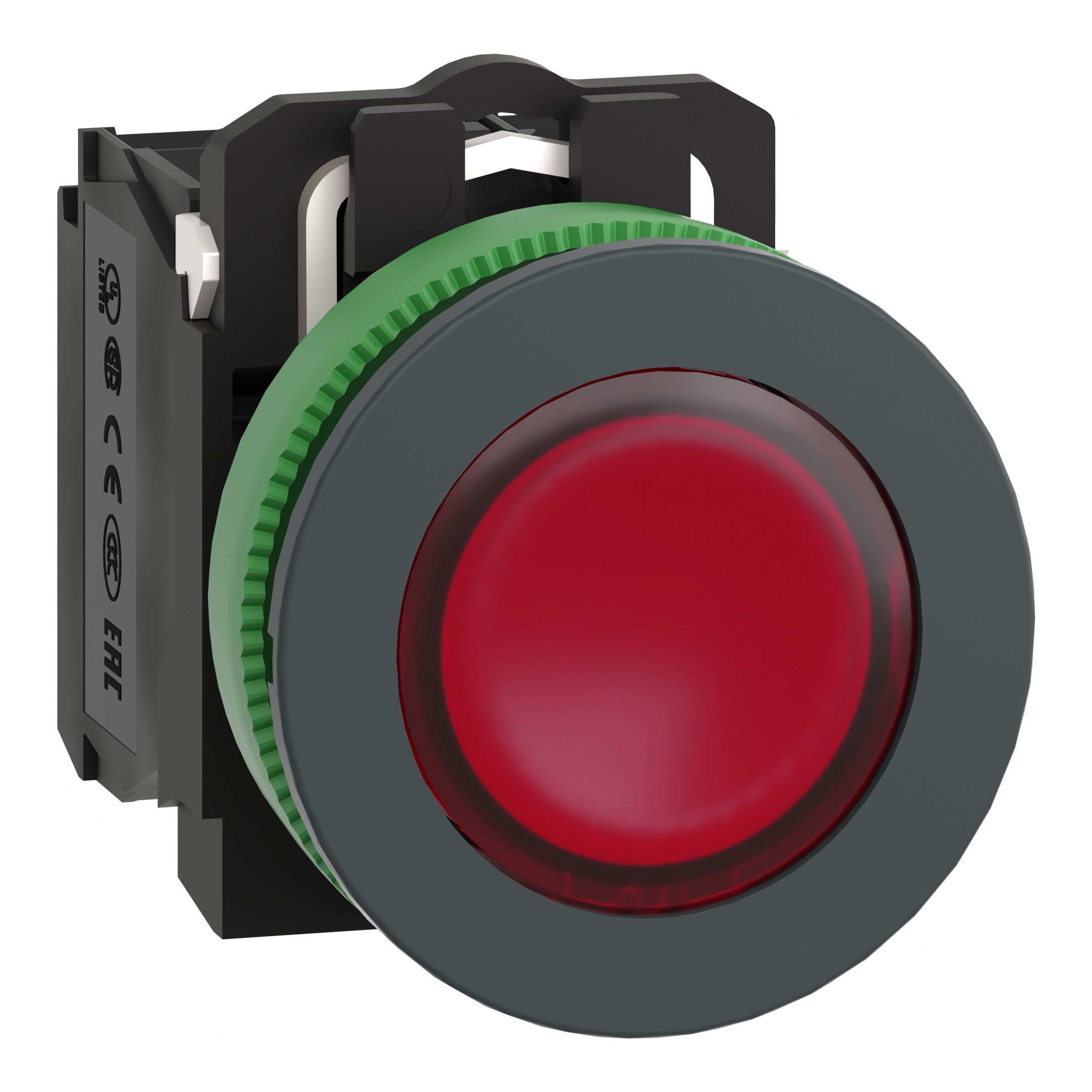 Schneider Electric Harmony Series Illuminated Push Button, Panel Mount, 30mm Cutout, SPDT