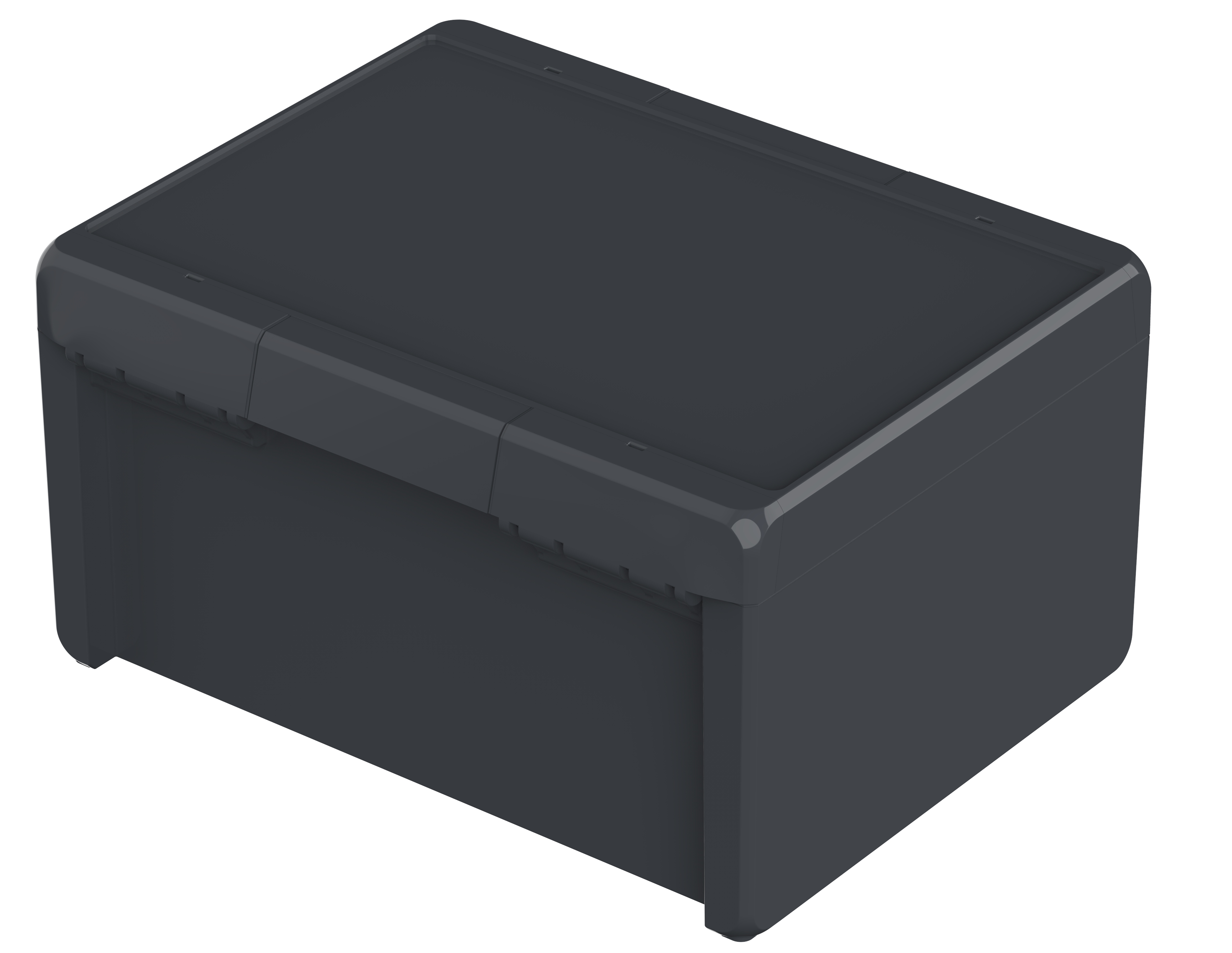 Bopla Bocube Series Graphite Grey ABS Enclosure, IP66, IP68, Graphite Grey Lid, 120 x 300 x 239mm
