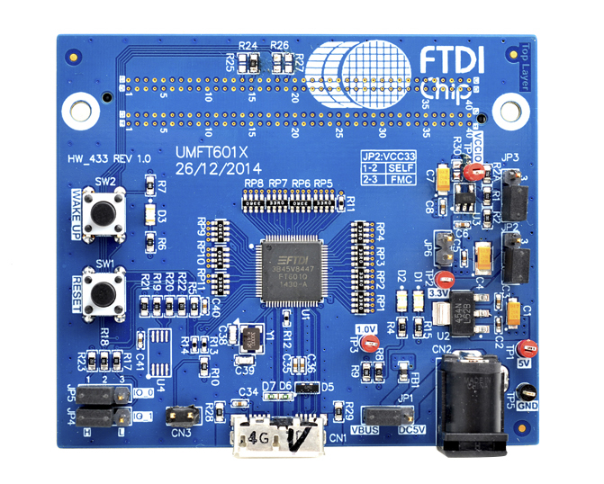 FTDI Chip Bridge Evaluation Board Evaluation Kit for FT60x UMFT601A-B