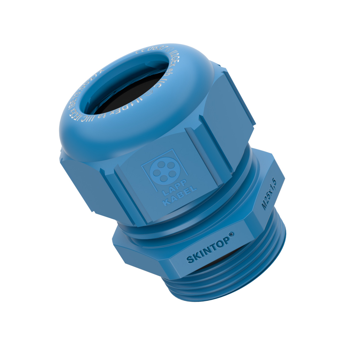 Lapp SKINTOP Series Blue Polyamide Cable Gland, M20 Thread, 5mm min., 10mm max., IP68