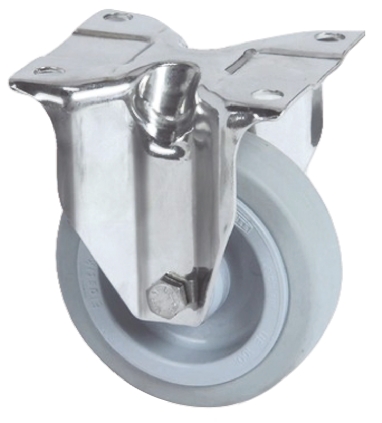 Tente Fixed Castor Wheel, 160kg Capacity, 100mm Wheel