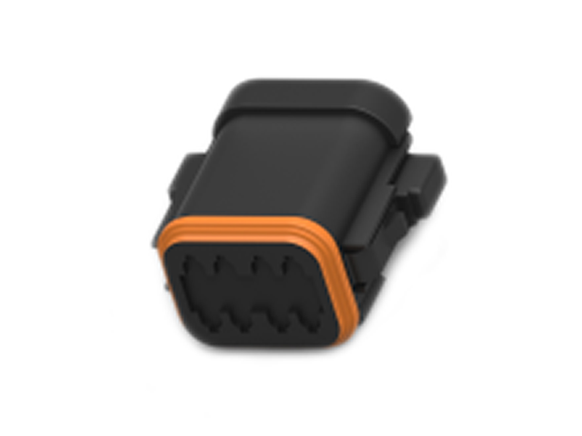 Deutsch, DT06, DT Male 8 Way Connector Assembly for use with Automotive Connectors