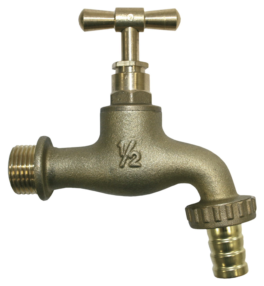 Watts Brass Twist Handle Gardening Tap, 1/2in