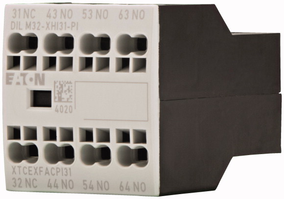 Eaton Auxiliary Contact, 4 Contact, 1 NC, 3 NO, Front Fixing