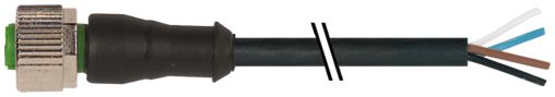 Murrelektronik Limited Female 4 way M12 to Free Cable End Sensor Actuator Cable, 2 m