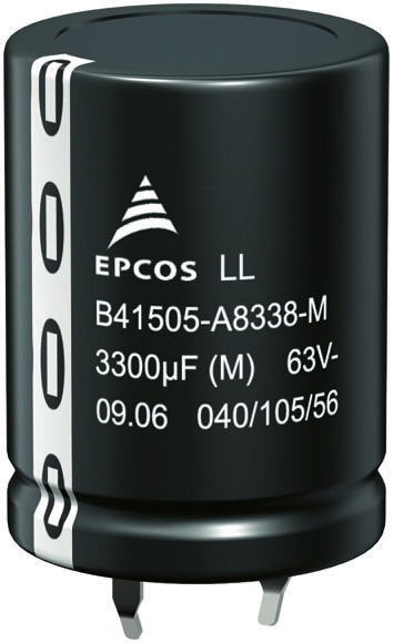 EPCOS 330μF Aluminium Electrolytic Capacitor 250V dc, Snap-In - B43504C2337M000
