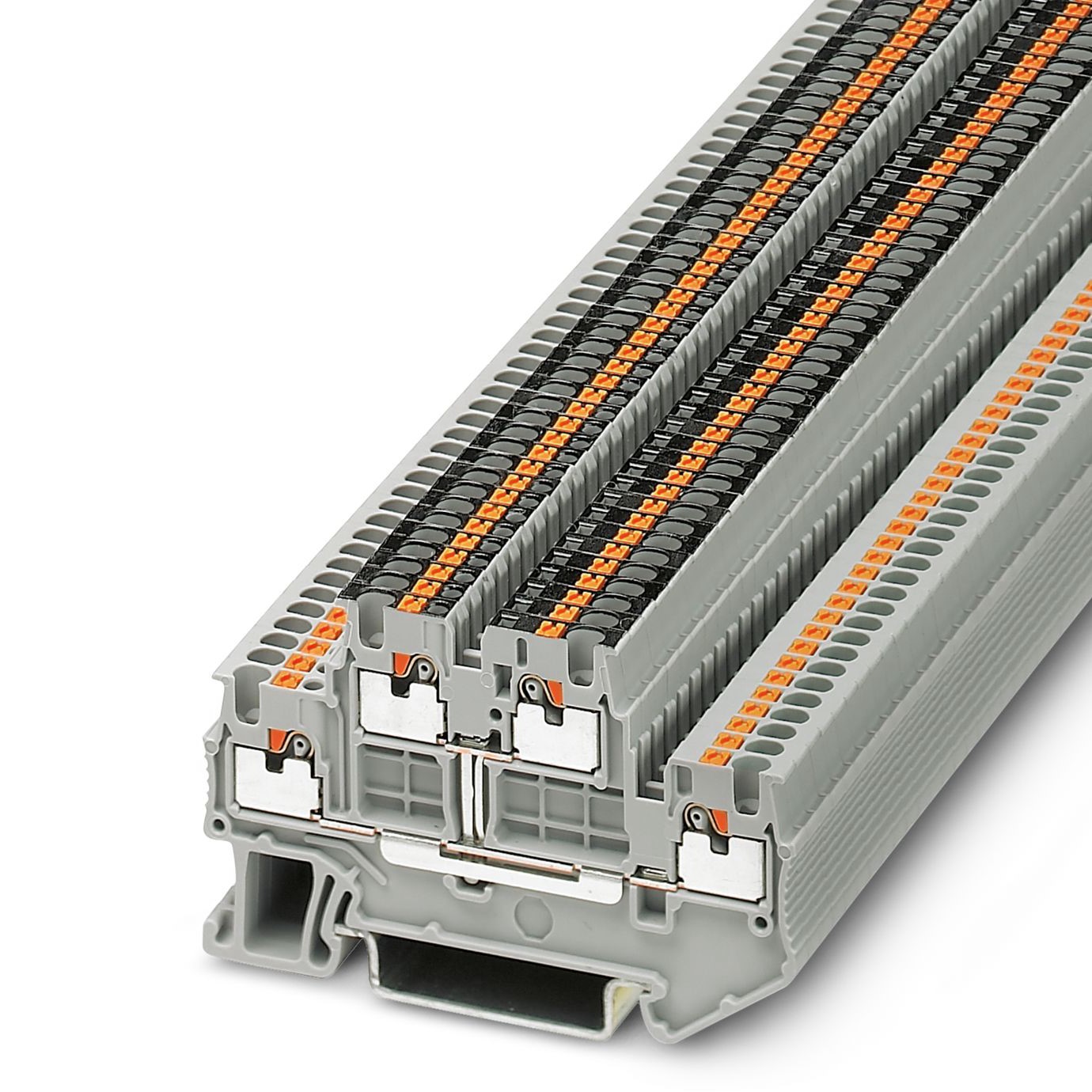 Phoenix Contact 3208540 PTTB 1.5/S-PV Series Grey, 0.14 → 1.5mm², Push In Termination, ATEX, IECEx