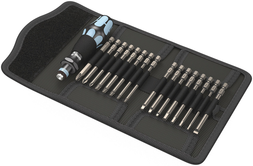 Wera 17 Pieces, Hexagon, Phillips, Slotted, Torx