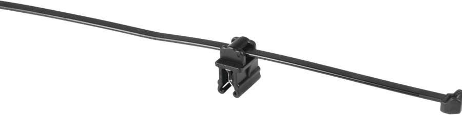 HellermannTyton Cable Tie, 200mm x 4.6 mm, Black Polyamide, Pk-500