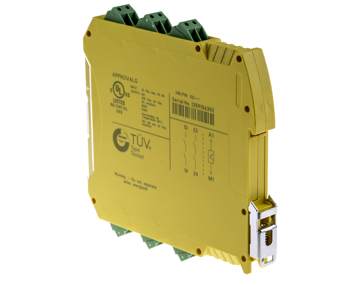 Phoenix Contact PSRmini PSR-MC30-2NO-1DO-24DC-SC Emergency Stop Safety Relay, 24V dc, Dual-Channel, 2 Safety Contacts
