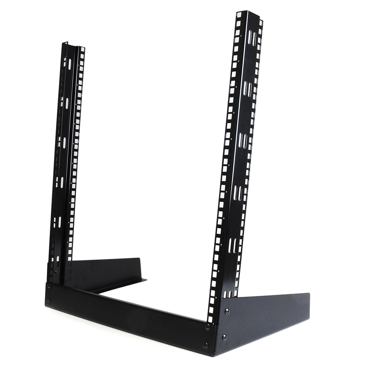 StarTech.com Black 12U Steel Server Rack , with 2-Post Frame