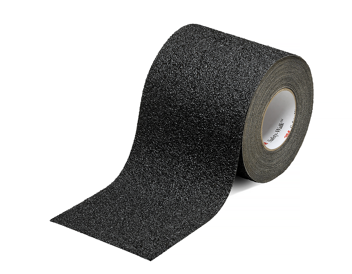3M BADC Black PVC 20m Anti-slip Hazard Tape, 1.48mm Thickness