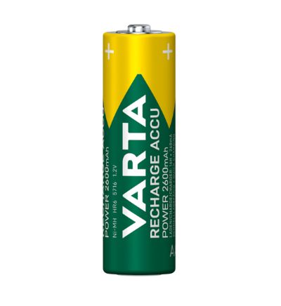 Varta Varta AA NiMH Rechargeable AA Battery, 2.6Ah, 1.2V - Pack of 4
