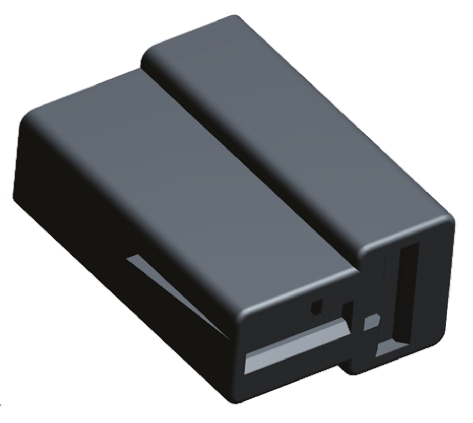 TE Connectivity, AMP FASTIN-FASTON 2 Way Nylon 66 Crimp Terminal Housing, 6.35mm Tab Size, Natural