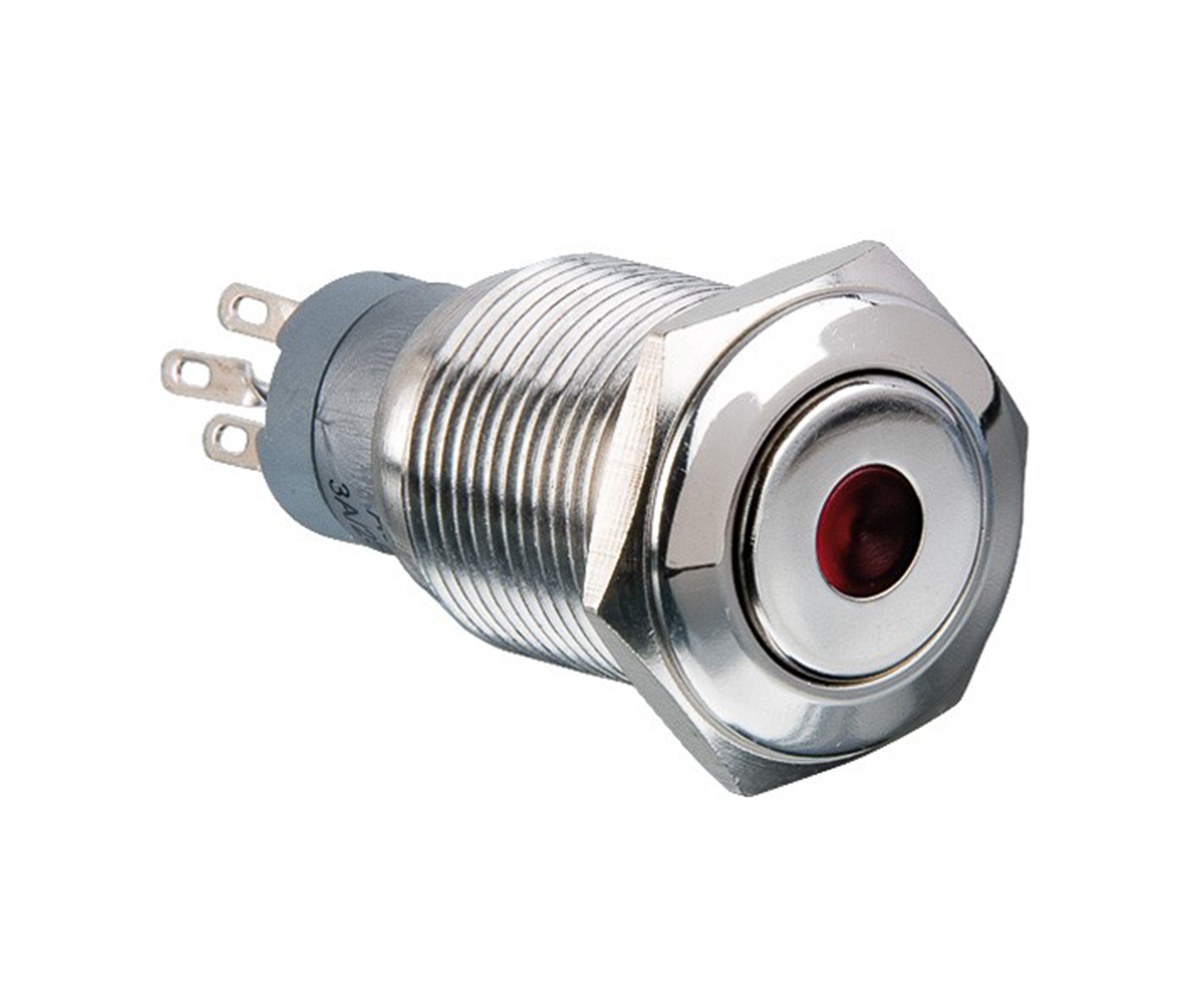 Arcolectric (Bulgin) Ltd Illuminated Push Button Switch, Momentary, Panel Mount, 16.2mm Cutout, DPDT, Green LED, 250V