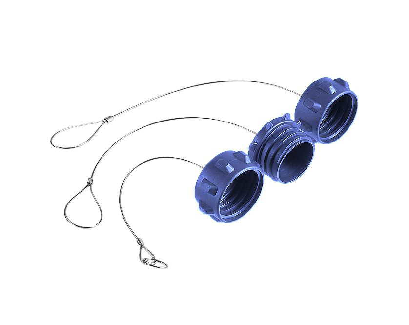 Bulgin Buccaneer 900 Male Circular Connector Dust Cap, Shell Size 3, 8 IP68 Rated, with Black Finish
