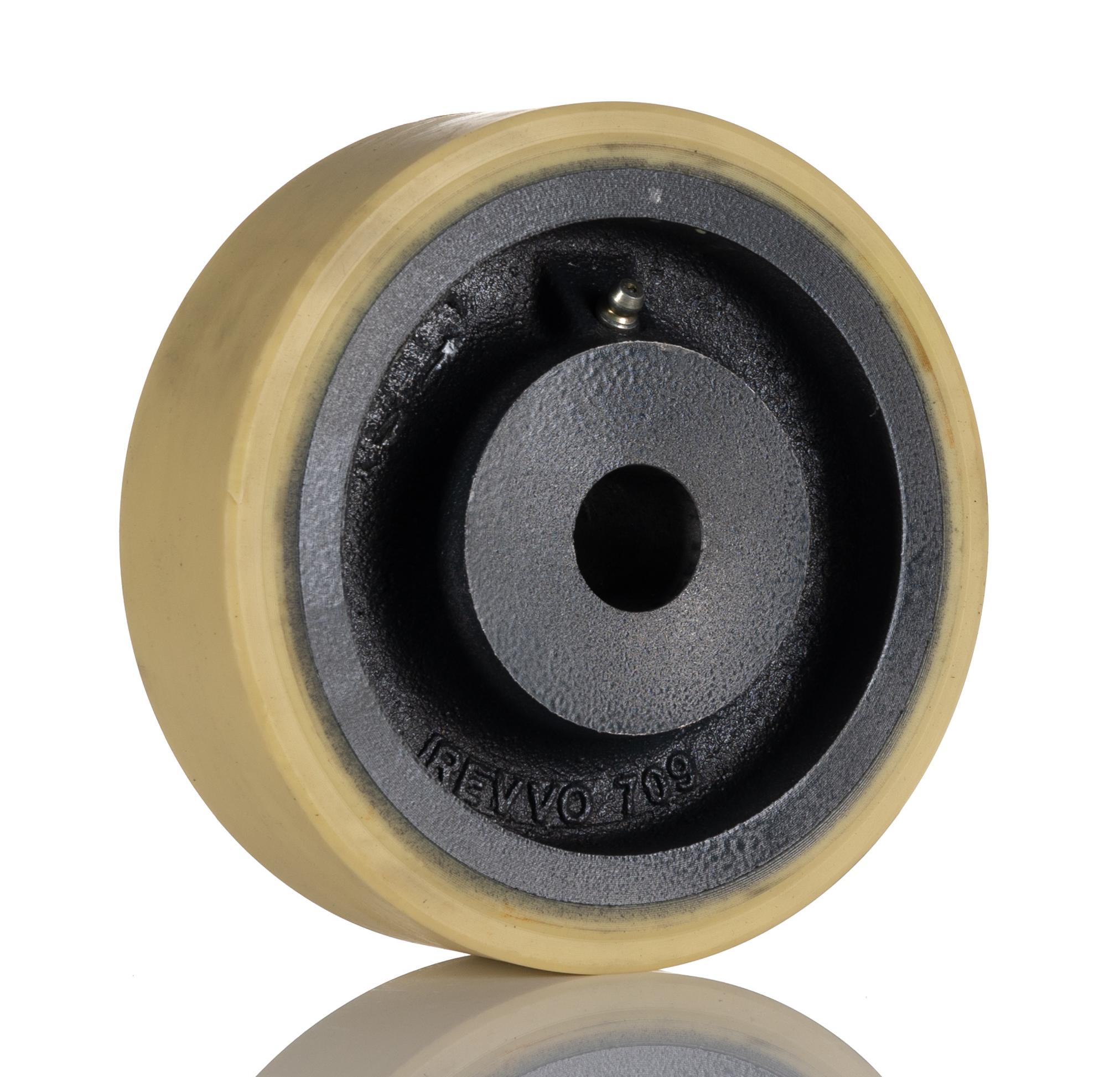Revvo Polyurethane Abrasion Resistant, Corrosion Resistant Trolley Wheel, 900kg