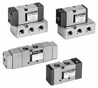 SMC 5/2 Pneumatic Solenoid Valve - Solenoid NPT 1/4 VFA3000 Series