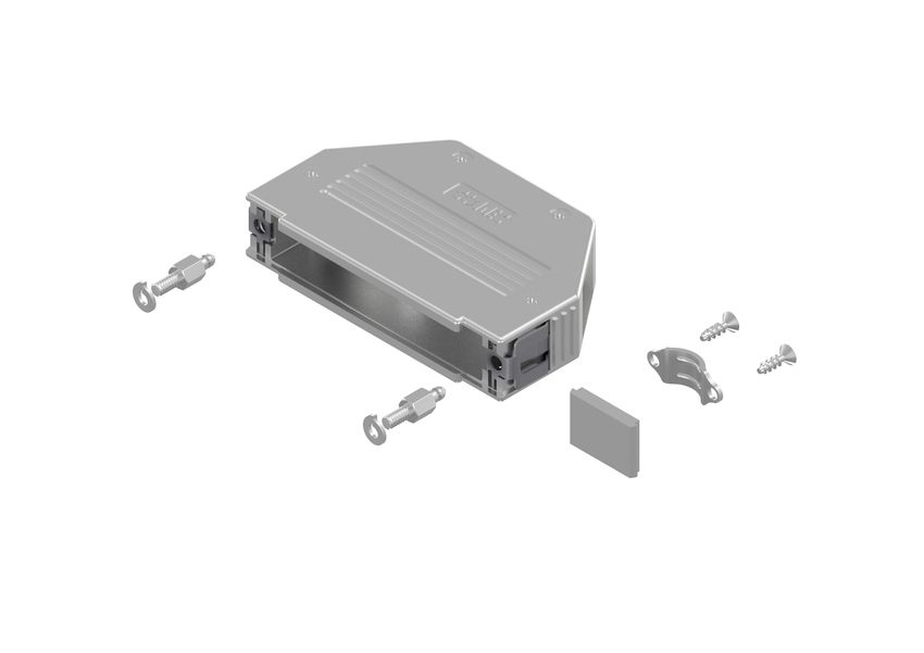 Amphenol Industrial 16-0032 Cable Mount D-sub Connector, with Snap locks