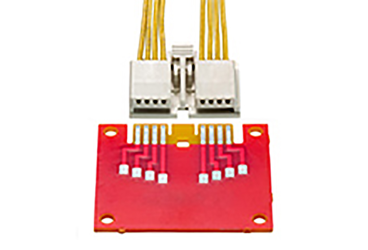 Molex EDGELOCK Series Right Angle Female Edge Connector, Straddle Mount, 6-Contacts, 2mm Pitch, 1-Row, Crimp Termination