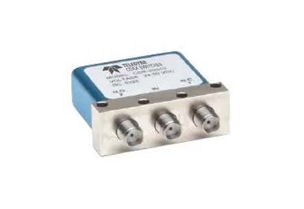 Teledyne RF Switch, SPDT, SMA Female Connector, 18GHz Max, 60dB Isolation, 20ms, 50Ω Output