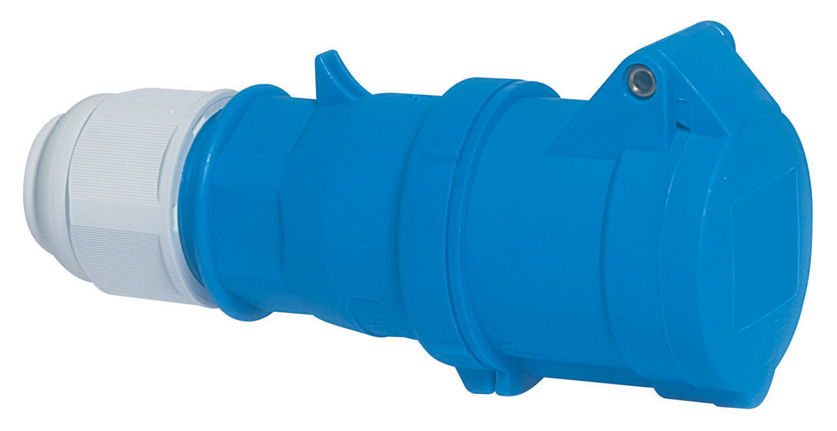 Bals IP44 Blue Cable Mount 2P + E Industrial Power Socket, Rated At 16A, 230 V