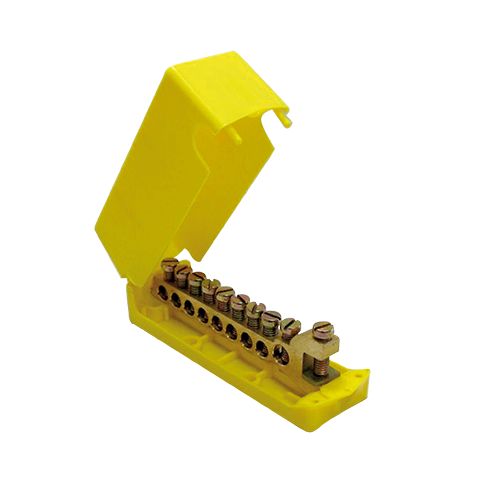 SIB Copper Earth Bar L. 115mm x W. 35mm x H. 46mm 8 Ways