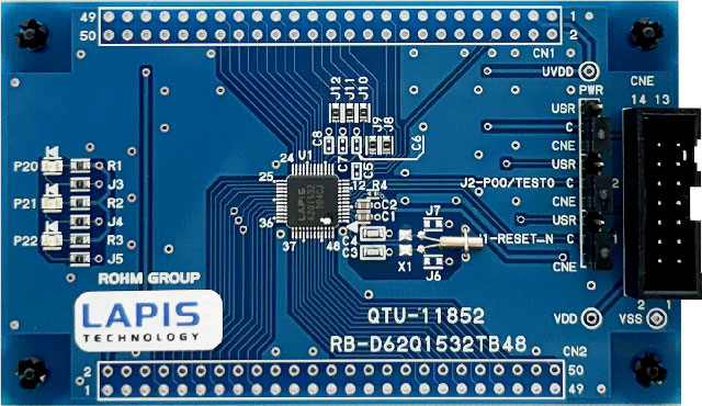 ROHM Reference Board Evaluation Board for MCU for ML62Q1532, EASE1000 on-chip emulator