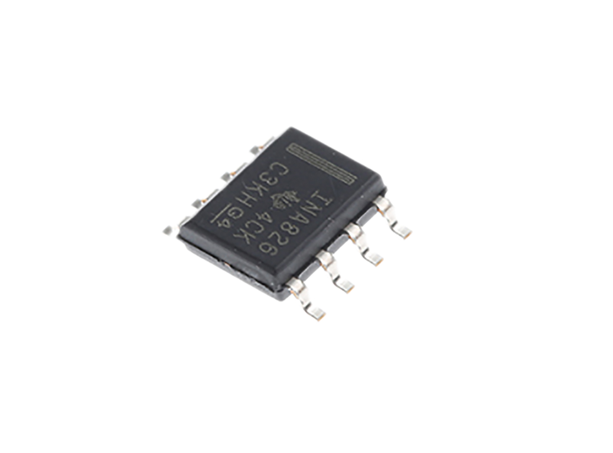 INA826AID Texas Instruments, Instrumentation Amplifier, 150μV Offset 1MHz, R-RO, 2.7  36 V, 8-Pin SOIC