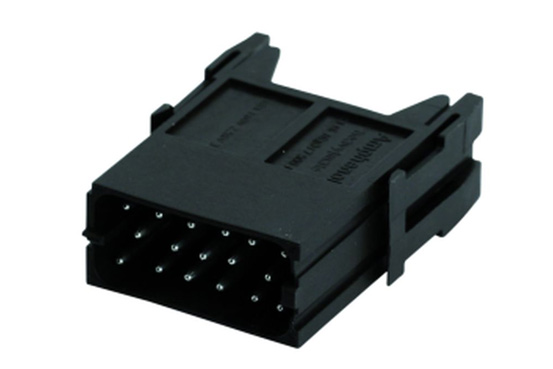 Amphenol Industrial Heavy Duty Power Connector Module, 10A, Male, Heavy Mate C146 Series, 17 Contacts