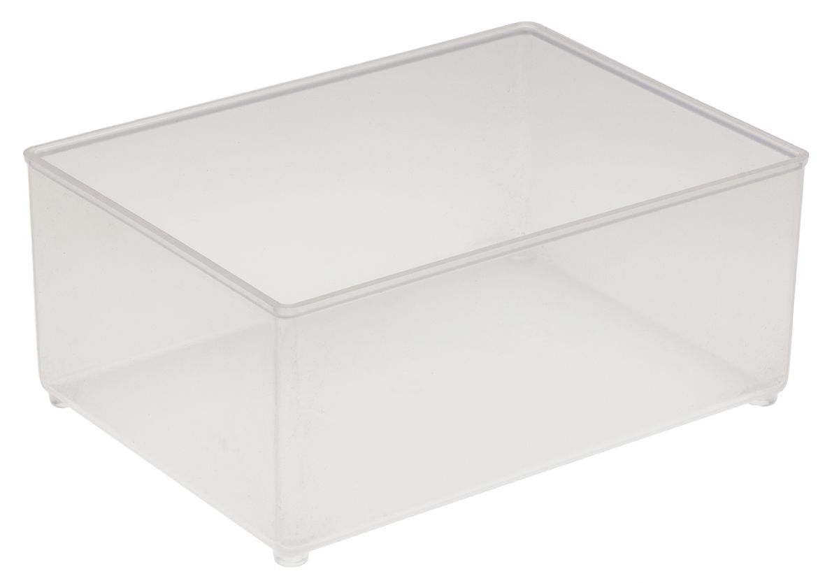 Raaco Transparent PP Compartment Box, 47mm x 79mm x 109mm