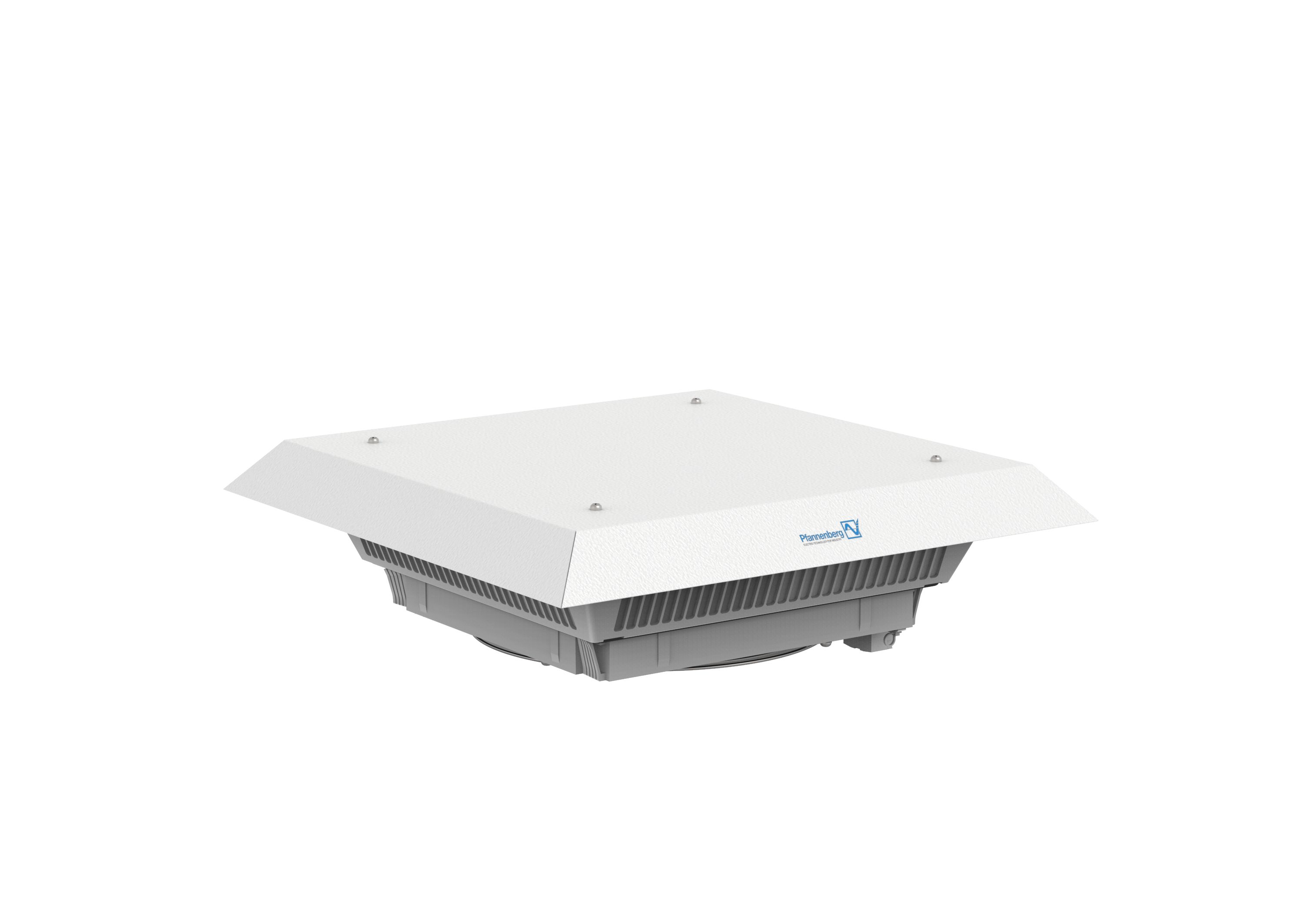 Pfannenberg 11681102055 Series Filter Fan, 230 V ac, ac Operation, 570m³/h Filtered, 880m³/h Unimpeded, IP54, 470 x 470