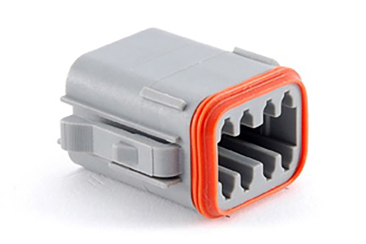Amphenol Industrial, AT Automotive Connector Plug Grey Cable Mount 8 Way, Crimp Termination AT06-08SA-RD01