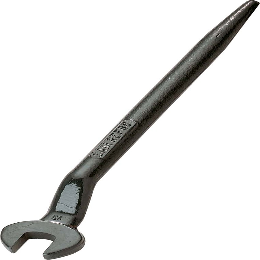 SAM Open-end Wrench, 225 mm Overall, 13mm Jaw Capacity