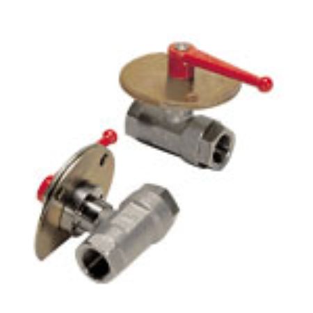 Legris Nickel Plated Brass Appliance Valve, Manual Ball Valve, Threaded 3/4in, 24.5mm