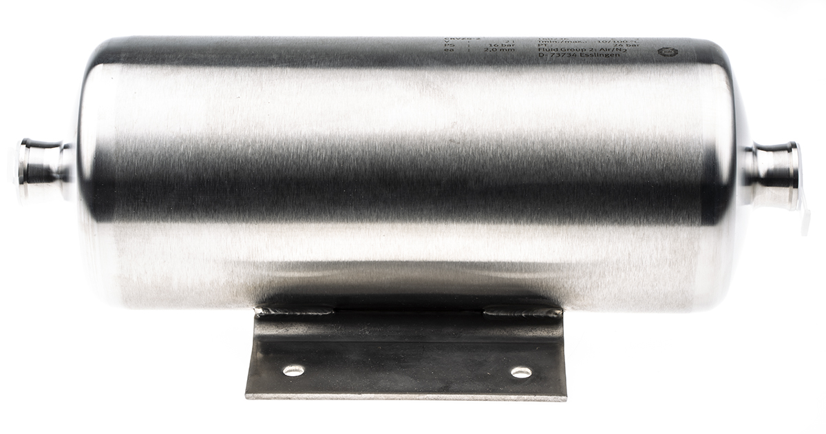 Festo Air Reservoir 2 l, G 1/2, CRVZS Series, 16bar