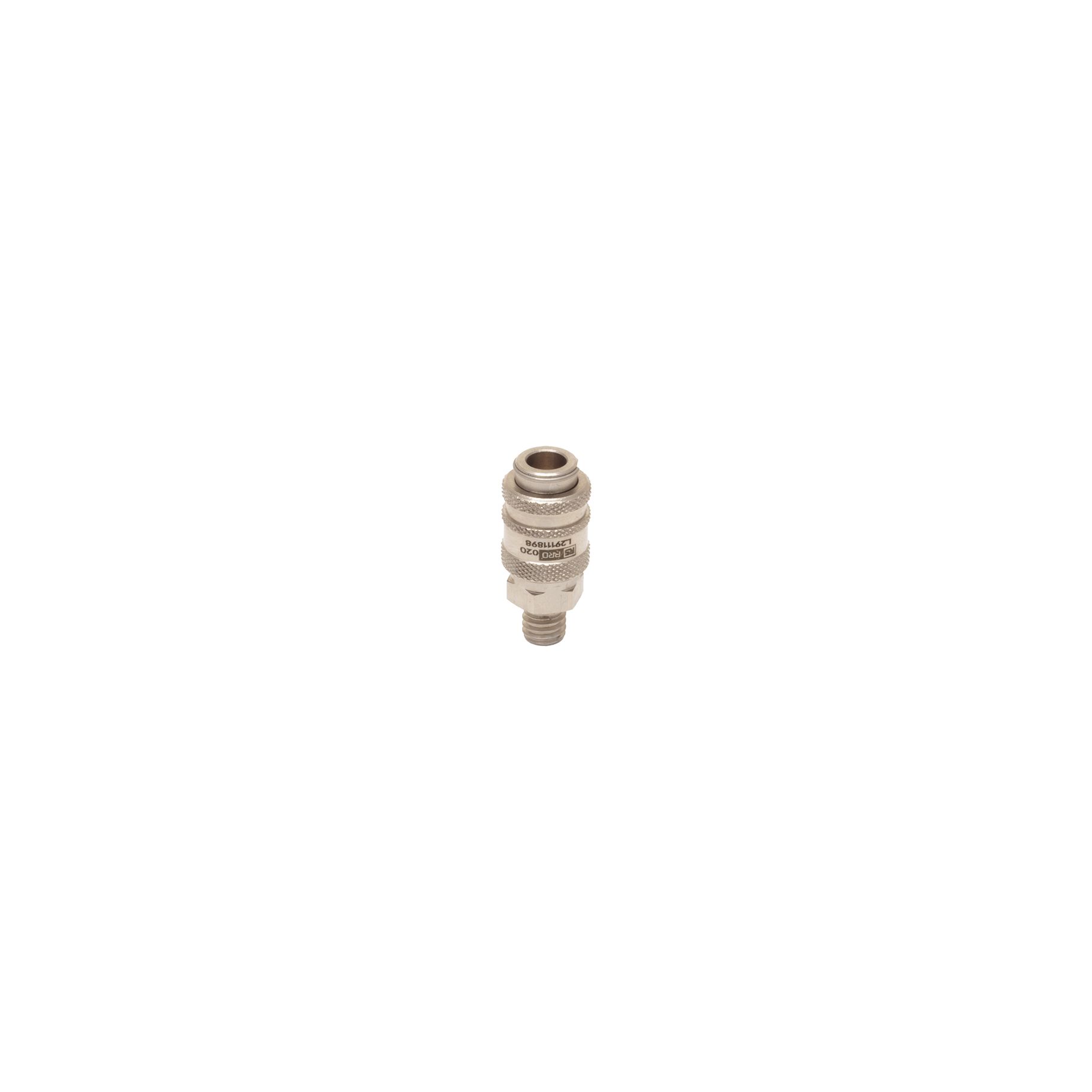RS PRO Brass Female Pneumatic Quick Connect Coupling, M6 Male Threaded