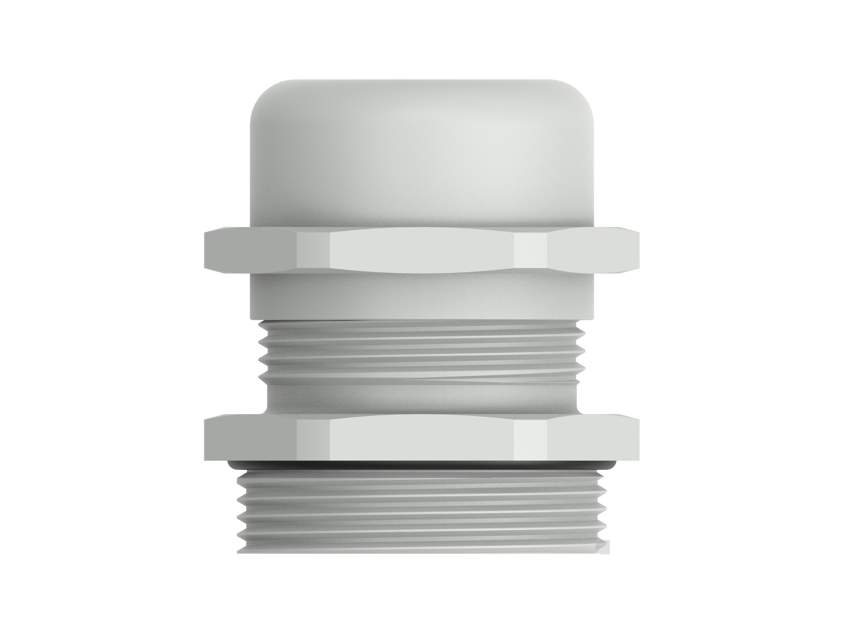 Entrelec 1SNG Series Light Grey PA 6 Cable Gland, M20 Thread, 6mm min., 12mm max., IP66, IP68
