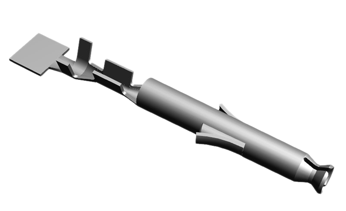 TE Connectivity Mini-Universal MATE-N-LOK Series Female Crimp Terminal, 30AWG Min, 26AWG Max