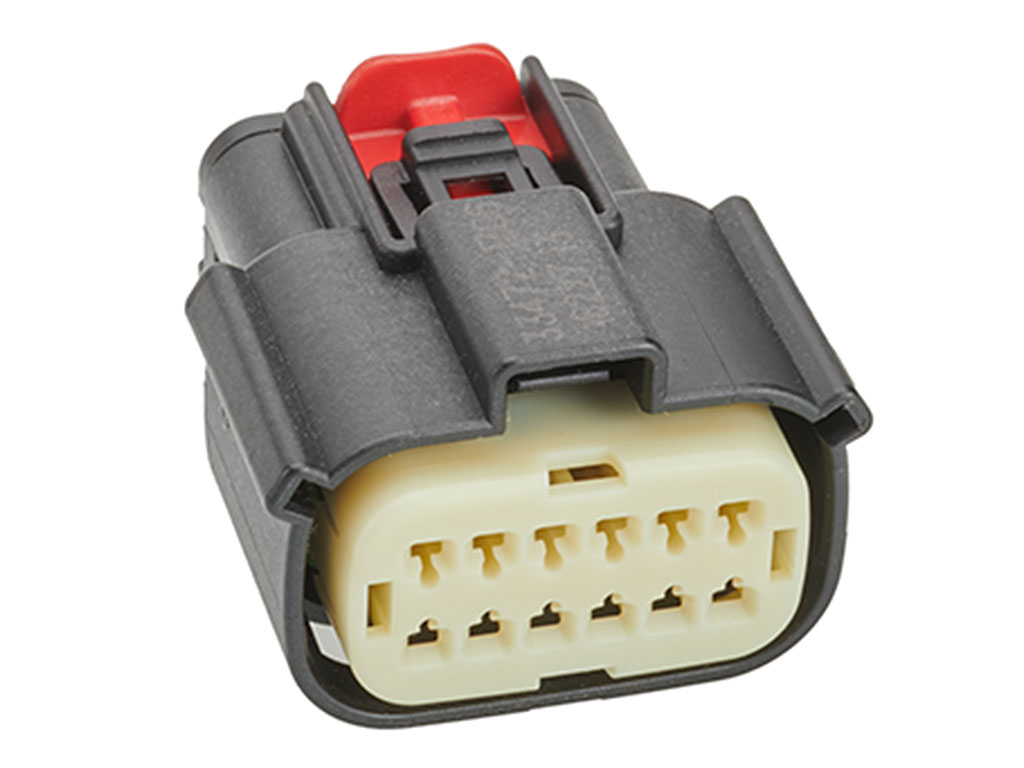 Molex, MX150 Automotive Connector Socket Black 12 Way 33472-1236