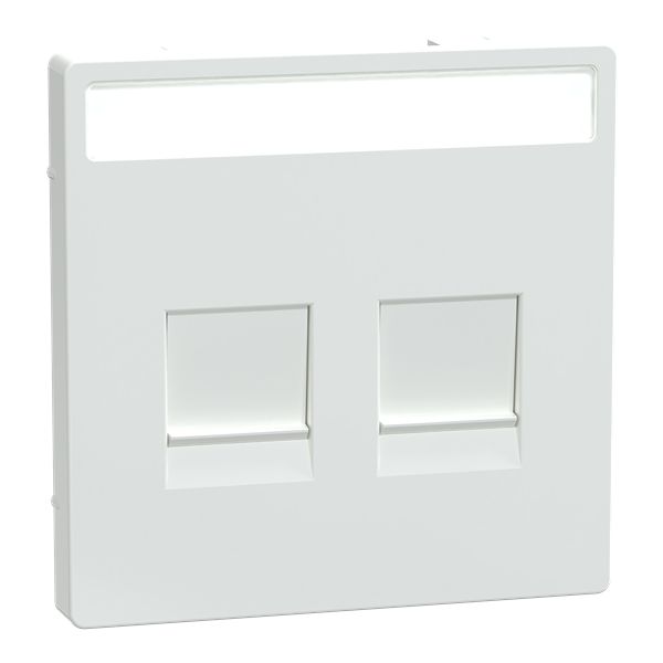 Schneider Electric White 2 Gang Cover Plate