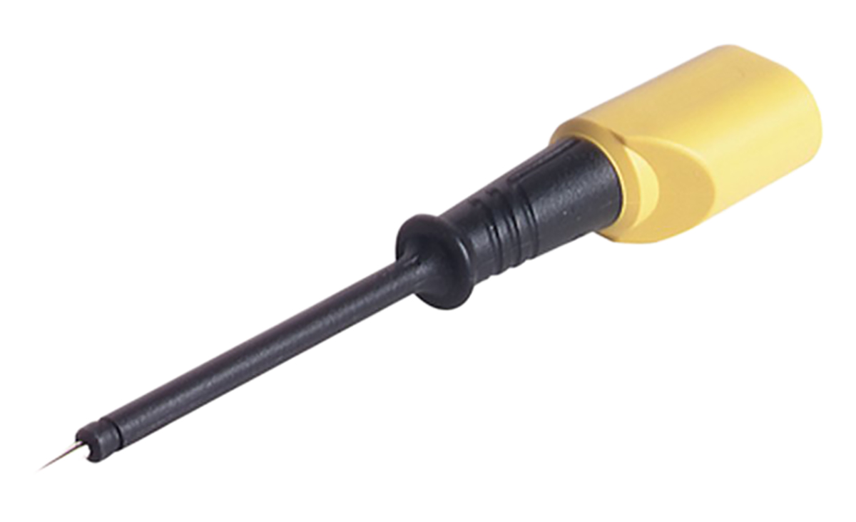 Hirschmann Needle Test Probe, 2mm Tip, 30 V ac, 60V dc, 4mm Socket