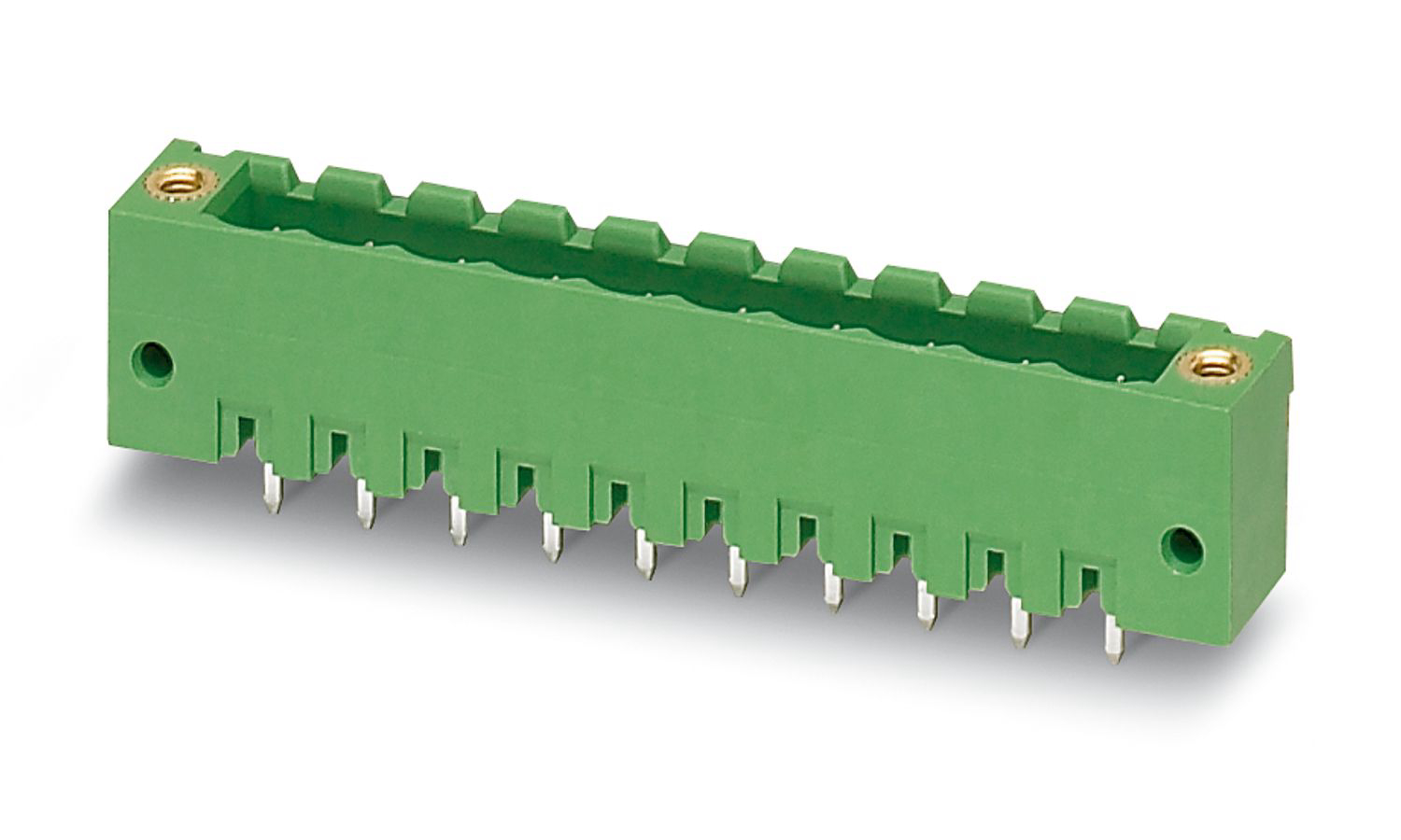 Phoenix Contact, 5.0mm Pitch, MSTBV 2.5/16-GF, 16 Way, Pluggable Terminal Block, Header, Solder Termination, 1777028