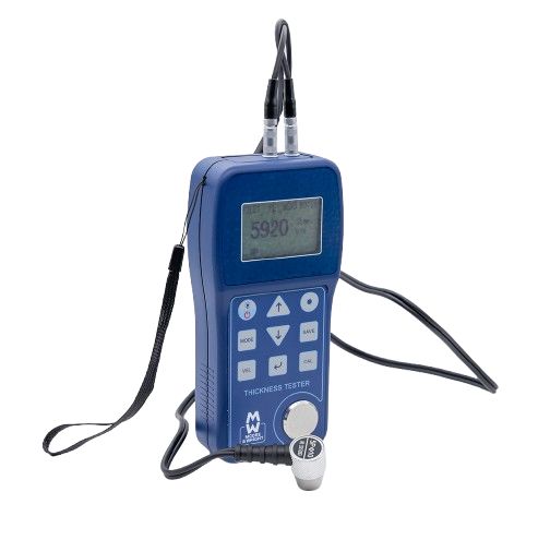 Moore & Wright MWT-2500 Thickness Gauge, 1mm - 300mm, 0.01 mm Resolution, Backlit LCD Display