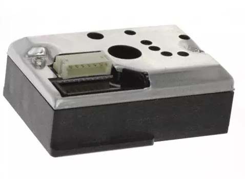 Sharp Fibre Optic Sensor 0 → 600 μg/m³, Light Output, 5 V