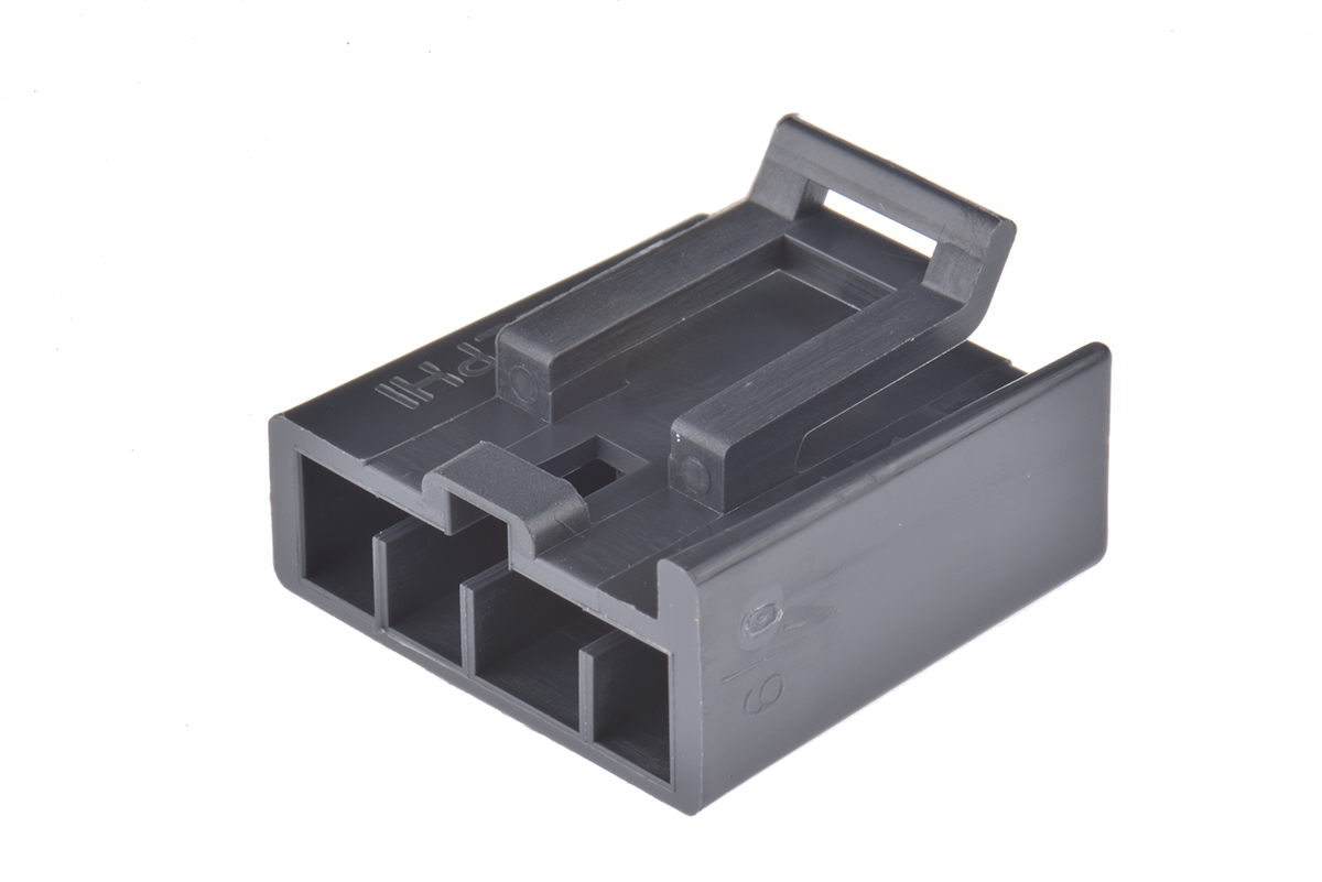 Delphi, Metri-Pack 280 Automotive Connector Socket Black Cable Mount 4 Way, Crimp Termination 12052856